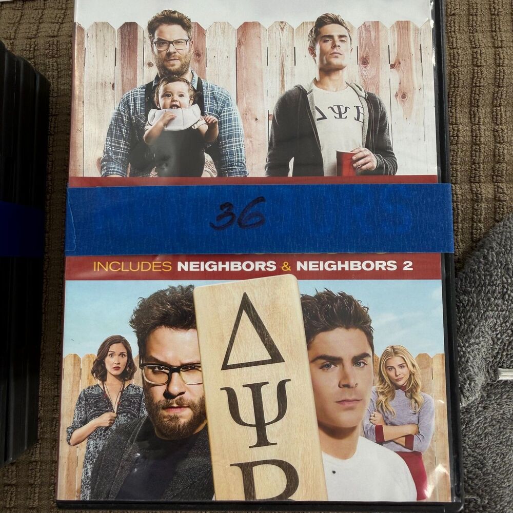 6 DVD Comedy Movie Lot Bruce Almighty Rat Race Neighbors Dundee Arnold - Picture 9 of 9
